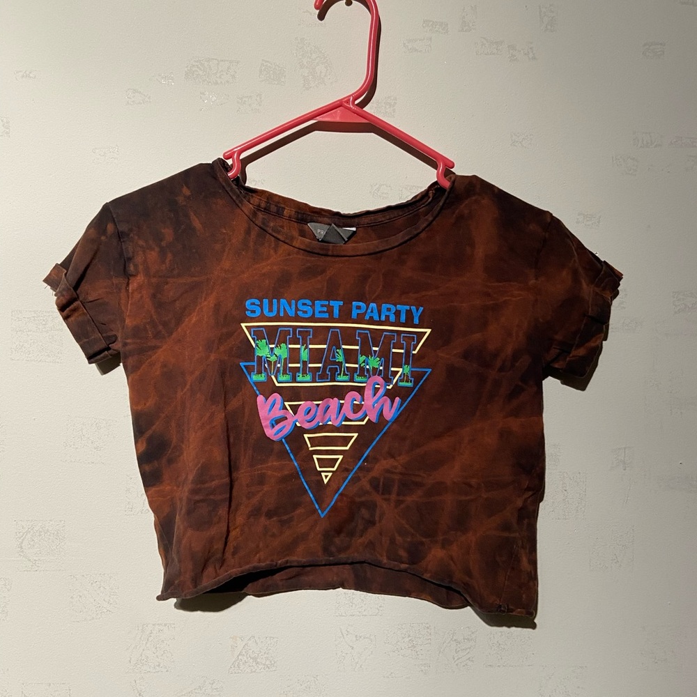 Bleach Styled Crop Top from Primark